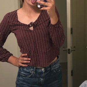 hollister striped shirt